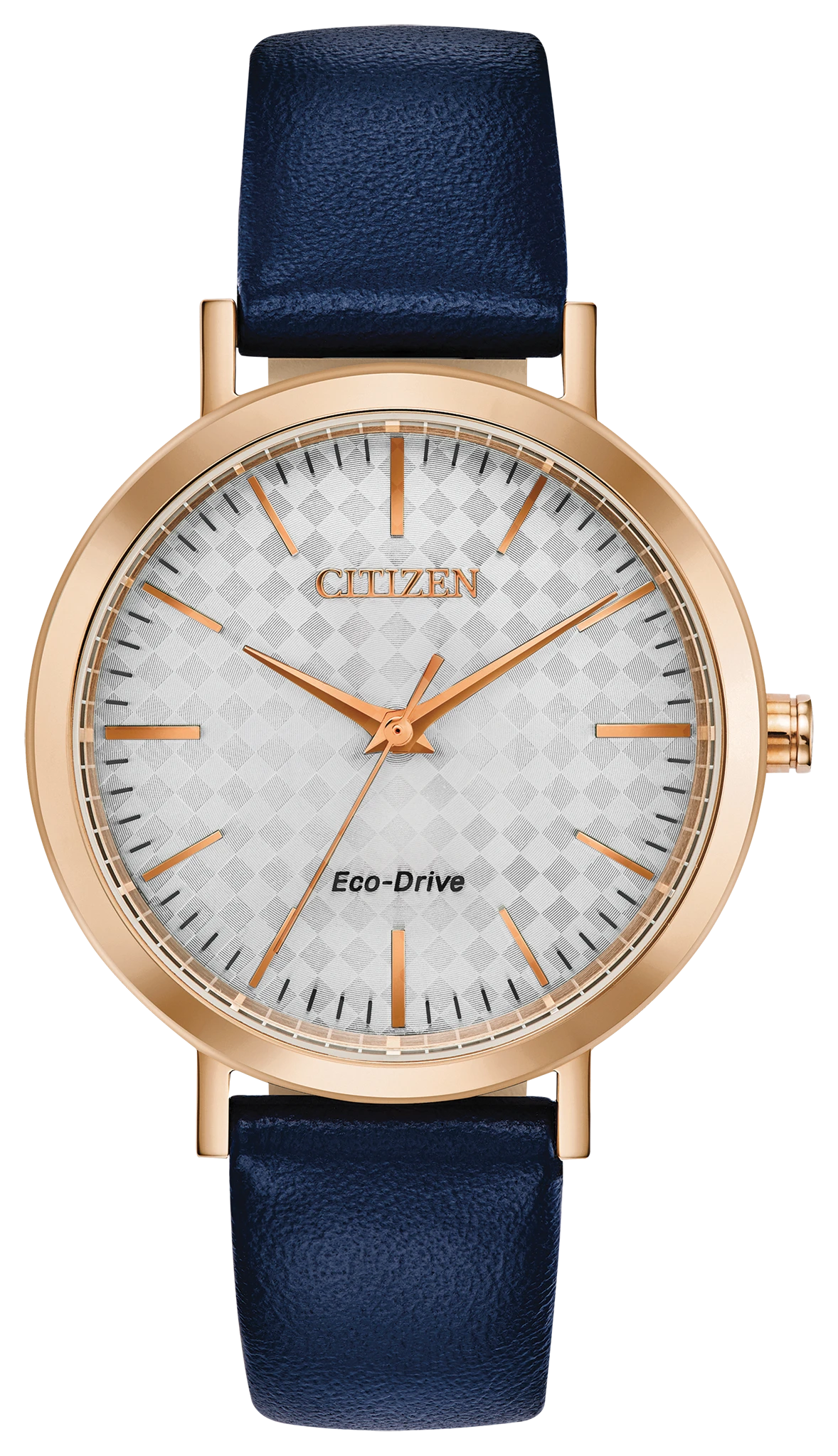 Citizen LTR Eco-Drive Pink Gold White Dial Stainless Steel Watch